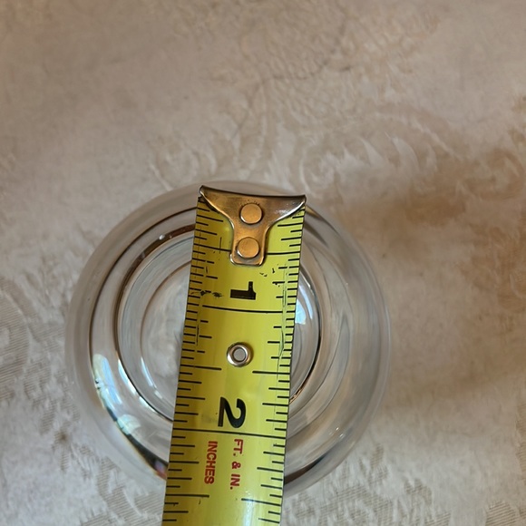 Hand blown Polish crystal two-way vase, votive, beautiful form, no chips, cracks - Picture 11 of 12